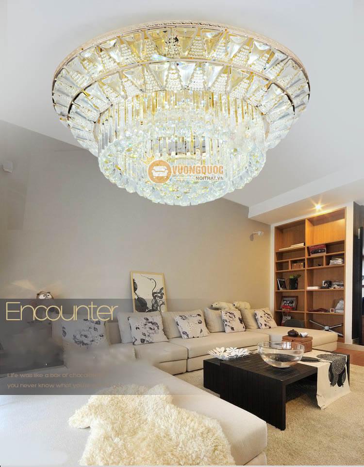 Đèn ốp trần pha lê kiểu dáng độc đáo CM281-6